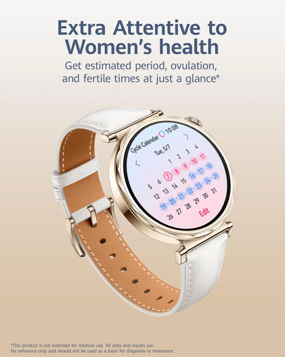 HUAWEI Watch GT 5 41mm Smartwatch, Up to 7 Days Battery Life, iOS & Android Compatible,Built in Maps, Pro-Level Sports Call&Message Reply - Gold Dabbakhul