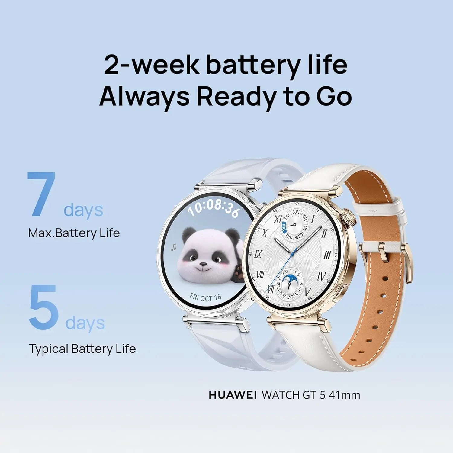 HUAWEI Watch GT 5 41mm Smartwatch, Up to 7 Days Battery Life, iOS & Android Compatible,Built in Maps, Pro-Level Sports Call&Message Reply - Gold Dabbakhul