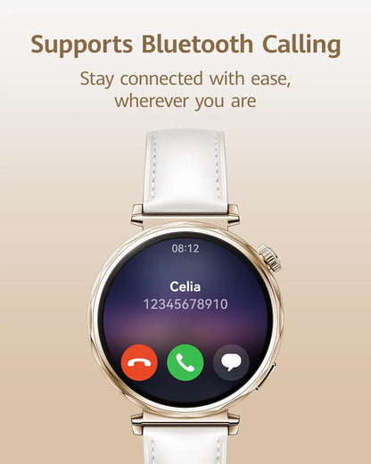 HUAWEI Watch GT 5 41mm Smartwatch, Up to 7 Days Battery Life, iOS & Android Compatible,Built in Maps, Pro-Level Sports Call&Message Reply - Gold Dabbakhul