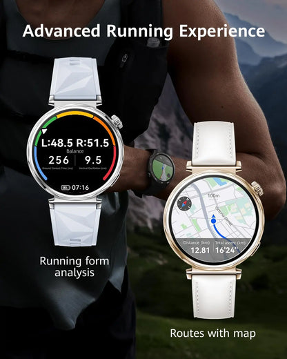 HUAWEI Watch GT 5 41mm Smartwatch, Up to 7 Days Battery Life, iOS & Android Compatible,Built in Maps, Pro-Level Sports Call&Message Reply - Gold Dabbakhul