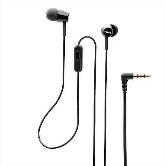 Sony MDR-EX155AP Wired in Ear Headphones with Tangle Free Cable, 3.5mm Jack, Headset with Mic for Phone Calls Dabbakhul