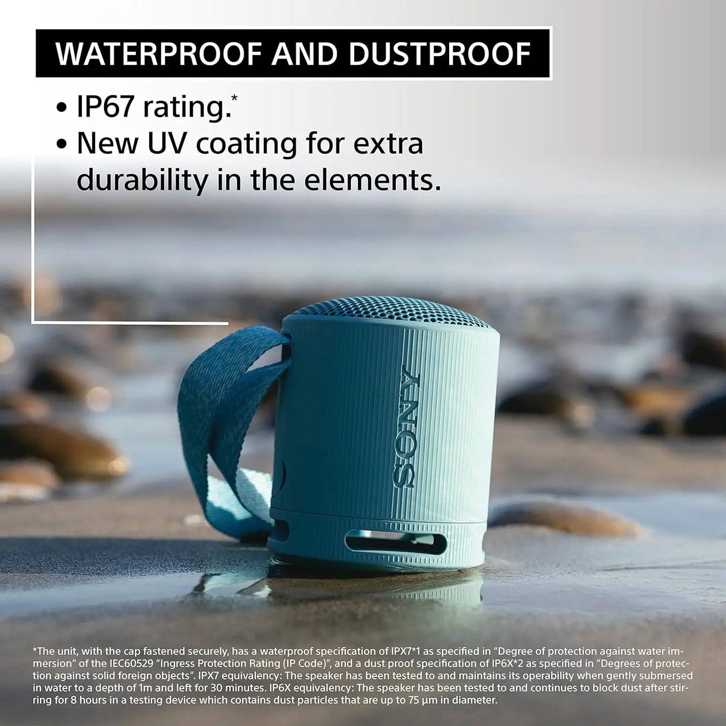 Sony SRS-XB100 Wireless Bluetooth Portable Lightweight Super-Compact Travel Speaker Dabbakhul