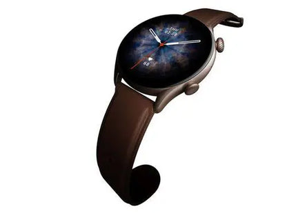 AMAZFIT GTR 3 Pro with BT Phone Calls, 1.45" AMOLED Display and Blood Pressure Smartwatch (Free Size) Brown Dabbakhul