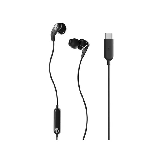 Skullcandy - Set USB-C, Noise Isolating, Call and Track Control, Works with iPhone and Android Wired Headset (Black, In the Ear) Dabbakhul