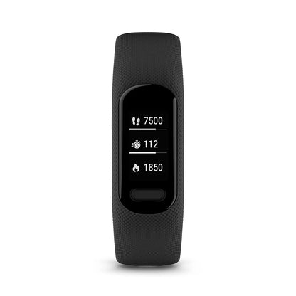Garmin vívosmart® 5, Fitness Tracker, Long-Lasting Battery, Simple Design, Black Dabbakhul