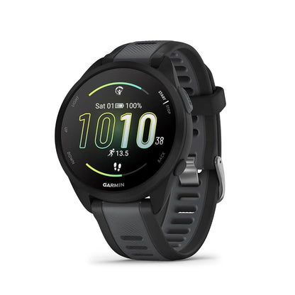 Garmin Forerunner 165, Running Smartwatch, Colorful AMOLED Display, Training Metrics and Recovery Insights, Music on Your Wrist, Black Dabbakhul