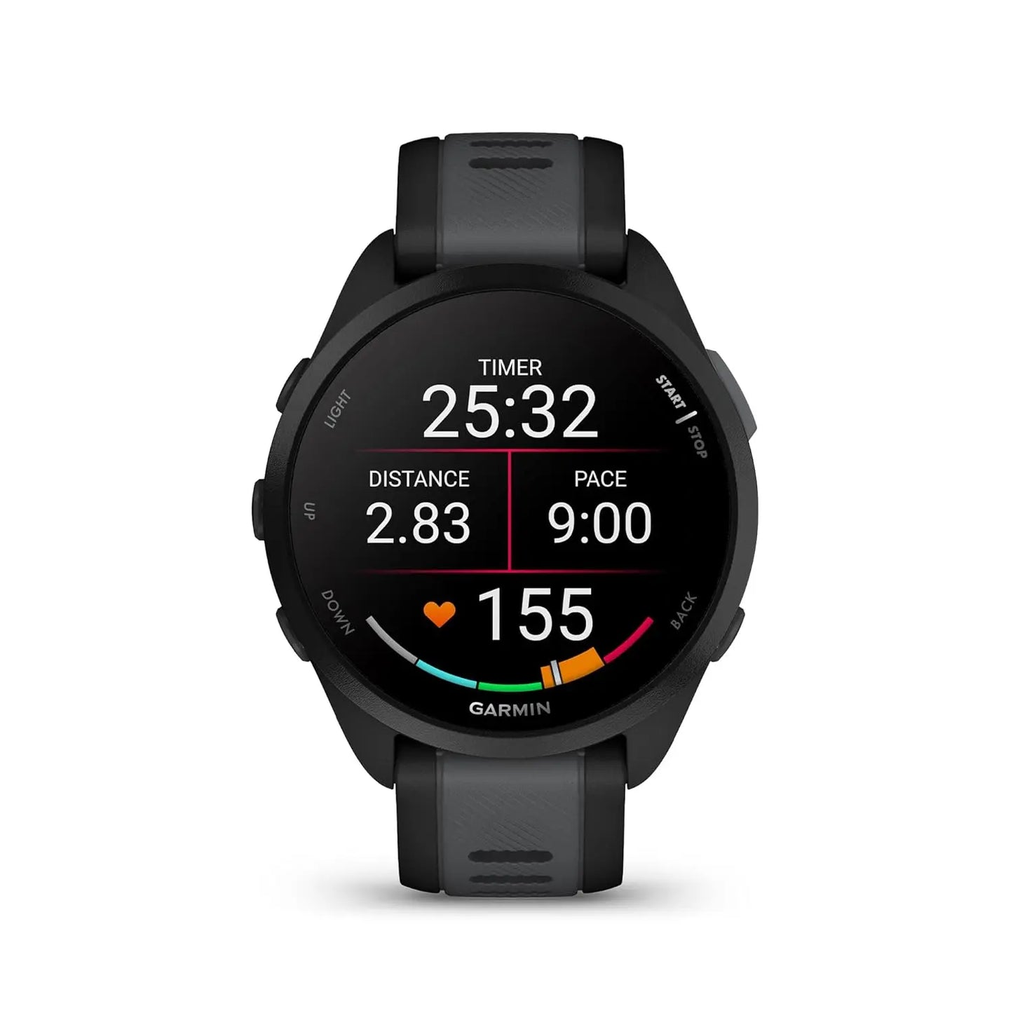 Garmin Forerunner 165, Running Smartwatch, Colorful AMOLED Display, Training Metrics and Recovery Insights, Music on Your Wrist, Black Dabbakhul