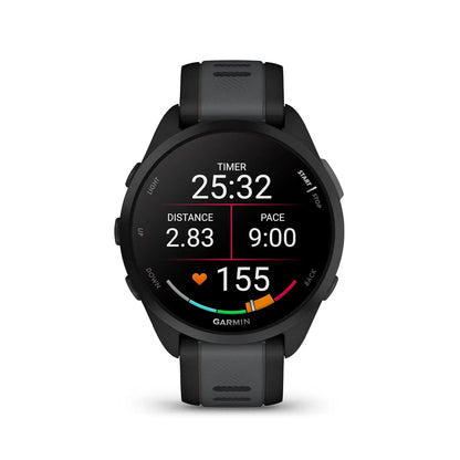 Garmin Forerunner 165, Running Smartwatch, Colorful AMOLED Display, Training Metrics and Recovery Insights, Music on Your Wrist, Black Dabbakhul