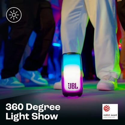JBL Pulse 5, Wireless Portable Bluetooth Speaker, 40 Watt, Customized 360° Lightshow Portable App, Pro Sound, Deep Bass, 12 Hours Playtime, PartyBoost, IP67 Waterproof & Dustproof Dabbakhul