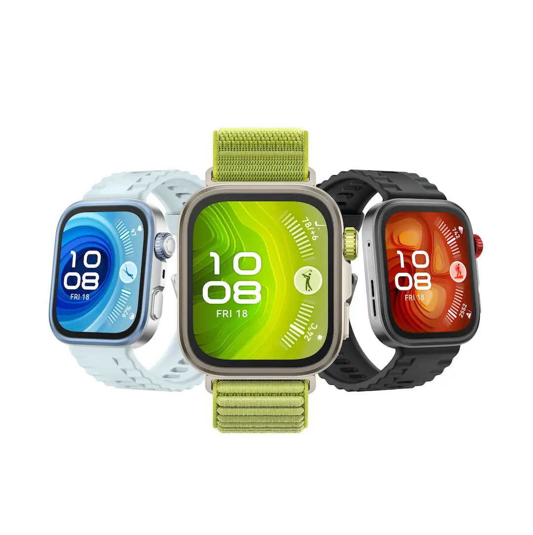 HUAWEI Watch FIT4 Pro Smartwatch, 1.82" Sapphire Display Titanium Alloy Bezel, Up to 10-Day Battery Life, Dual Band GPS, Golf Courses map, 40 m Free Diving, Compatible with Android iOS Dabbakhul