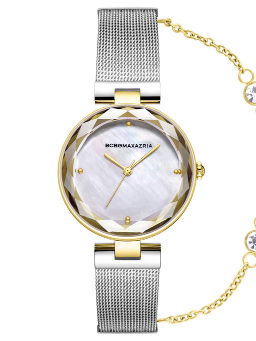 BCBGMAXAZRIA Quartz Mother-of-Pearl Dial Women's Watch (resembling model BG50679002 or BG50679003