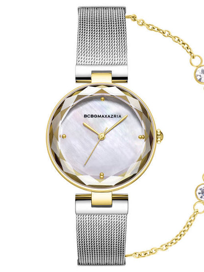 BCBGMAXAZRIA Quartz Mother-of-Pearl Dial Women's Watch (resembling model BG50679002 or BG50679003