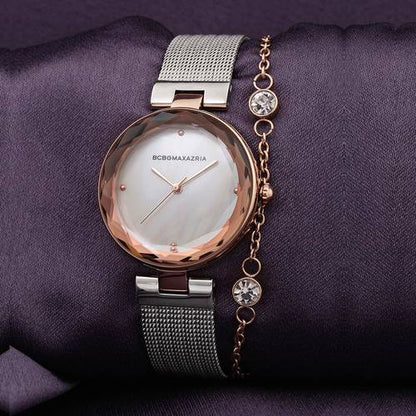 BCBGMAXAZRIA Quartz Mother-of-Pearl Dial Women's Watch (resembling model BG50679002 or BG50679003