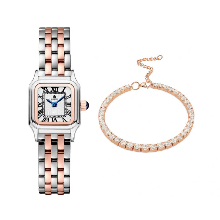 Carlton london Chloe Women White Analog Watch CLWWS-02 (M)