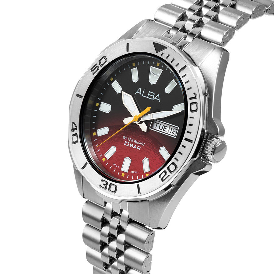 Alba AV3581X1 Planet Mars Inspired Dial Watch