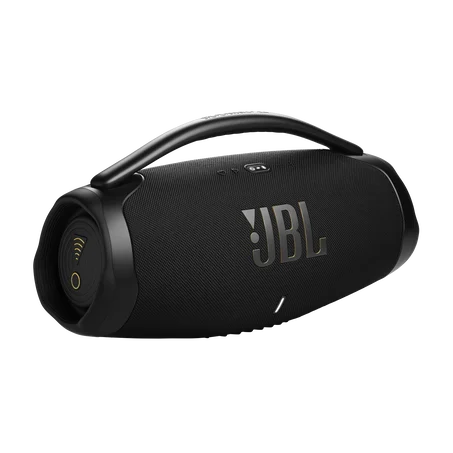 JBL Boombox 3 Wi-Fi, Wireless Portable Bluetooth Speaker, 24H Playtime, Deepest Bass, Built-in Powerbank, Wi-Fi with AirPlay, Alexa Multi-Room, Chromecast Built-in™, PartyBoost, IP67, App (Black)
