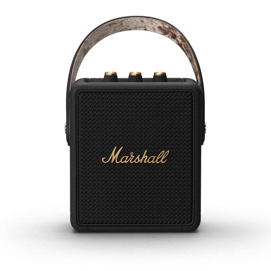Marshall Stockwell II Portable Speaker (Black and Brass)