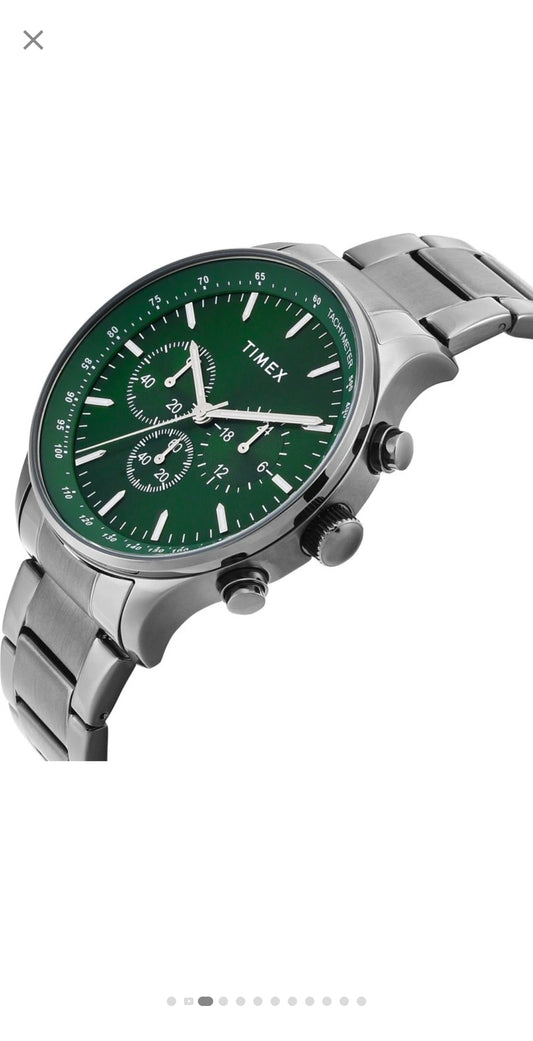 TIMEX  - Chronograph, Green Dial Analog Watch - For Men TWEG291SMU05