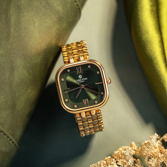 CARLTON LONDON 
Chelsea Analog Watch - For Women CLSSCDGRN