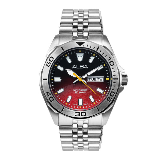 Alba AV3581X1 Planet Mars Inspired Dial Watch