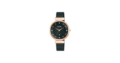 ALBA AH7B28X1 BLACK SHIMMER LADIES WATCH